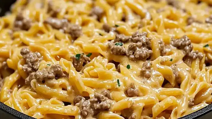 30-Minute Beef and Garlic Butter Pasta